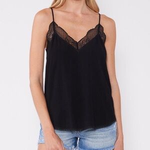VICI Lovestitch Black Lace Cami Top